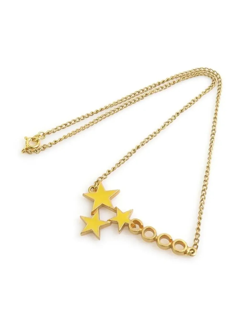 Auth Chanel Coco Star Necklace #293534C38B